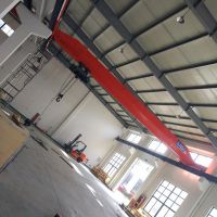 杭州起重機--嘉興桐鄉(xiāng)市LDA型電動單梁起重機安裝完成