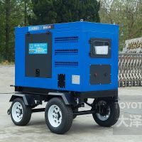 移動(dòng)拖車(chē)式500A發(fā)電電焊機(jī)