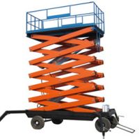 沈陽廠家生產銷售四輪牽引式、移動液壓升降平臺