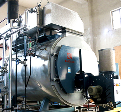 江蘇達利食品20蒸噸、15蒸噸一體冷凝蒸汽鍋爐項目