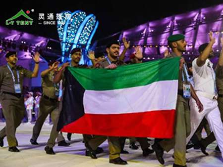 與軍運同行，靈通為軍運再添色彩