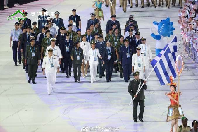 軍用篷房生產(chǎn)廠家 靈通賽事篷房為軍運(yùn)再添色彩